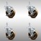 Service Caster 4 Inch SS High Temp Phenolic Swivel 3/8 Inch Threaded Stem Caster Set Brake SCC SCC-SSTS20S414-PHSHT-TLB-381615-4 - alternate 3